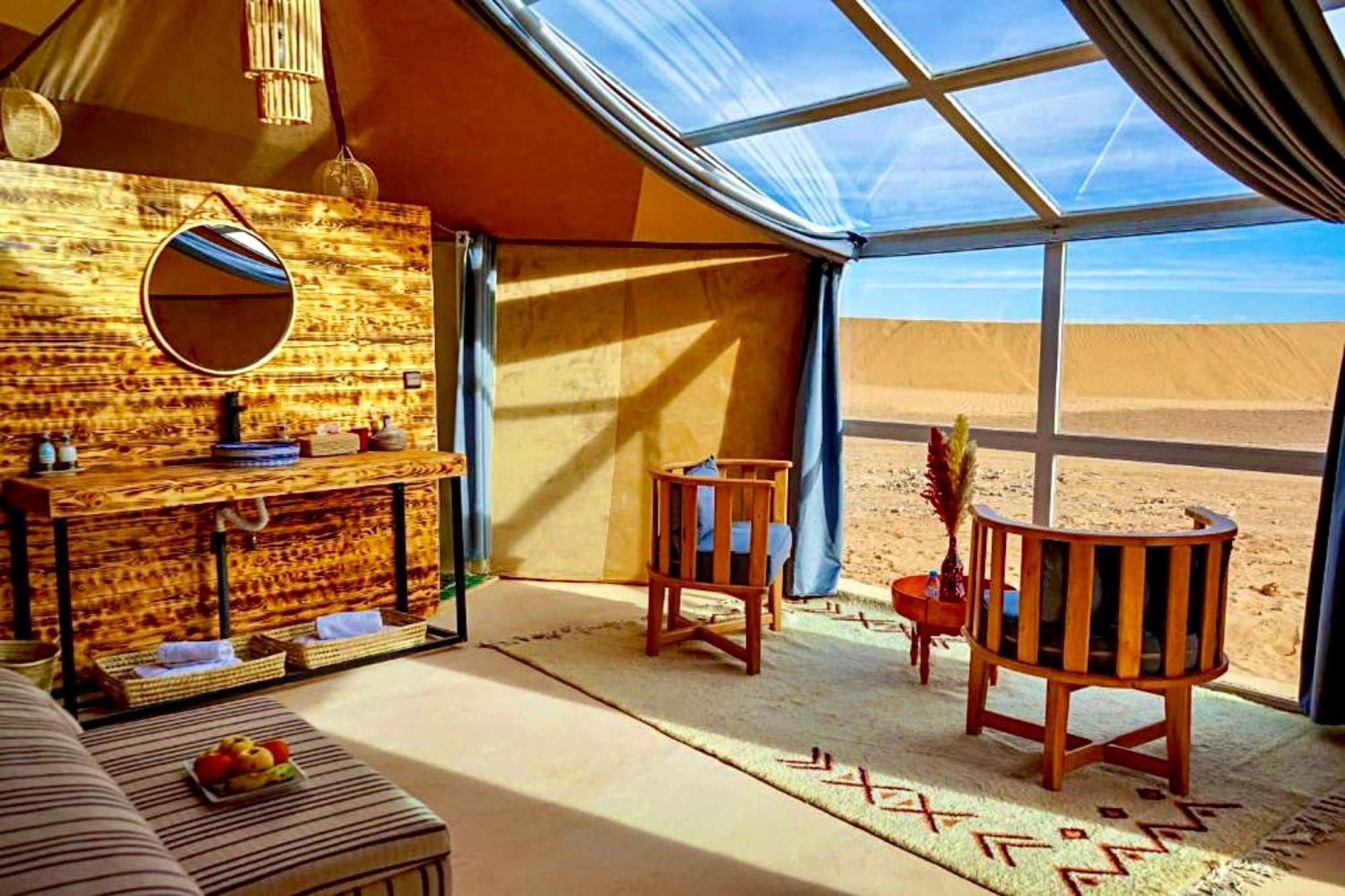 فندق Sky View Camp مرزوكة المظهر الخارجي الصورة