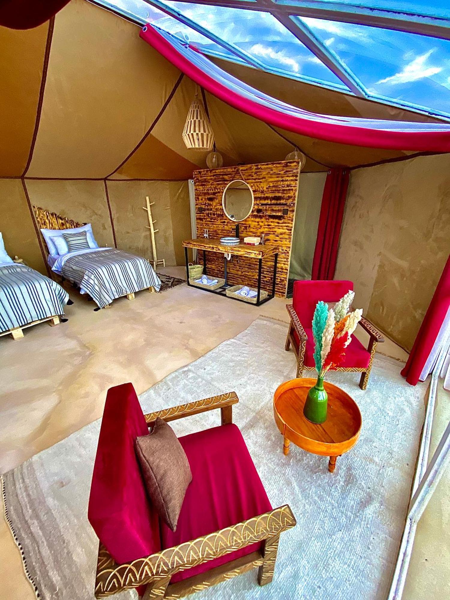 فندق Sky View Camp مرزوكة المظهر الخارجي الصورة