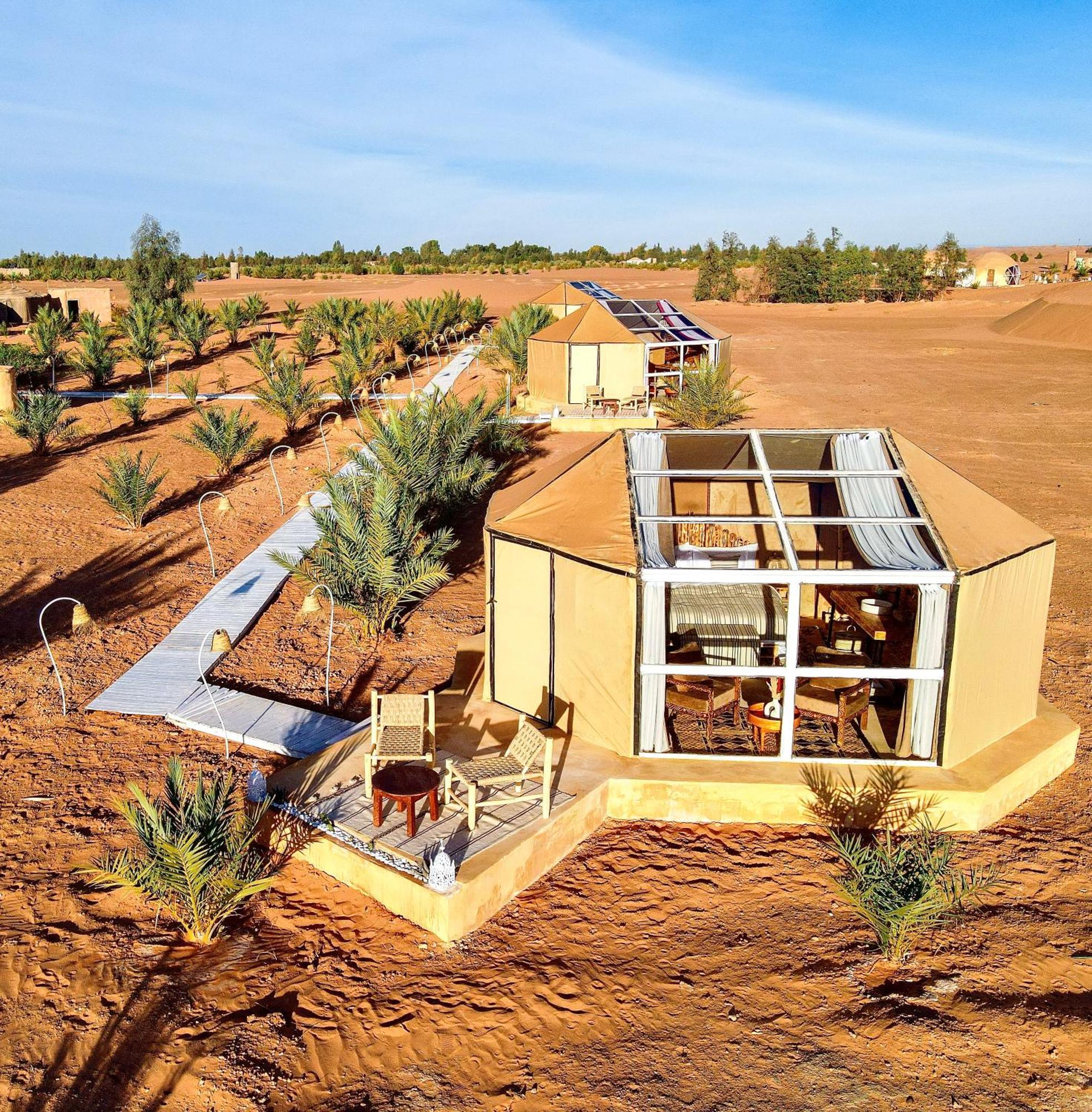 فندق Sky View Camp مرزوكة المظهر الخارجي الصورة