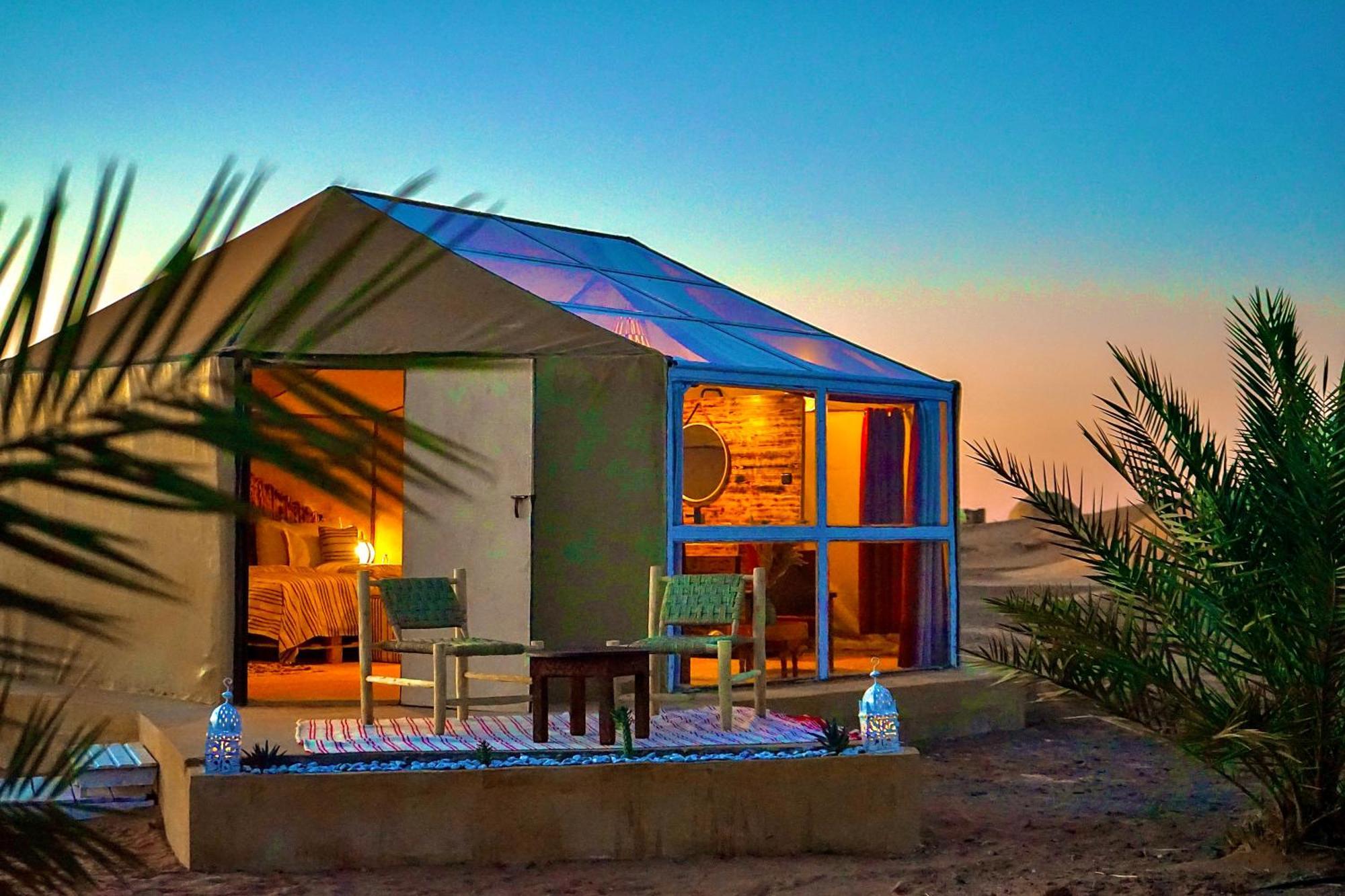 فندق Sky View Camp مرزوكة المظهر الخارجي الصورة